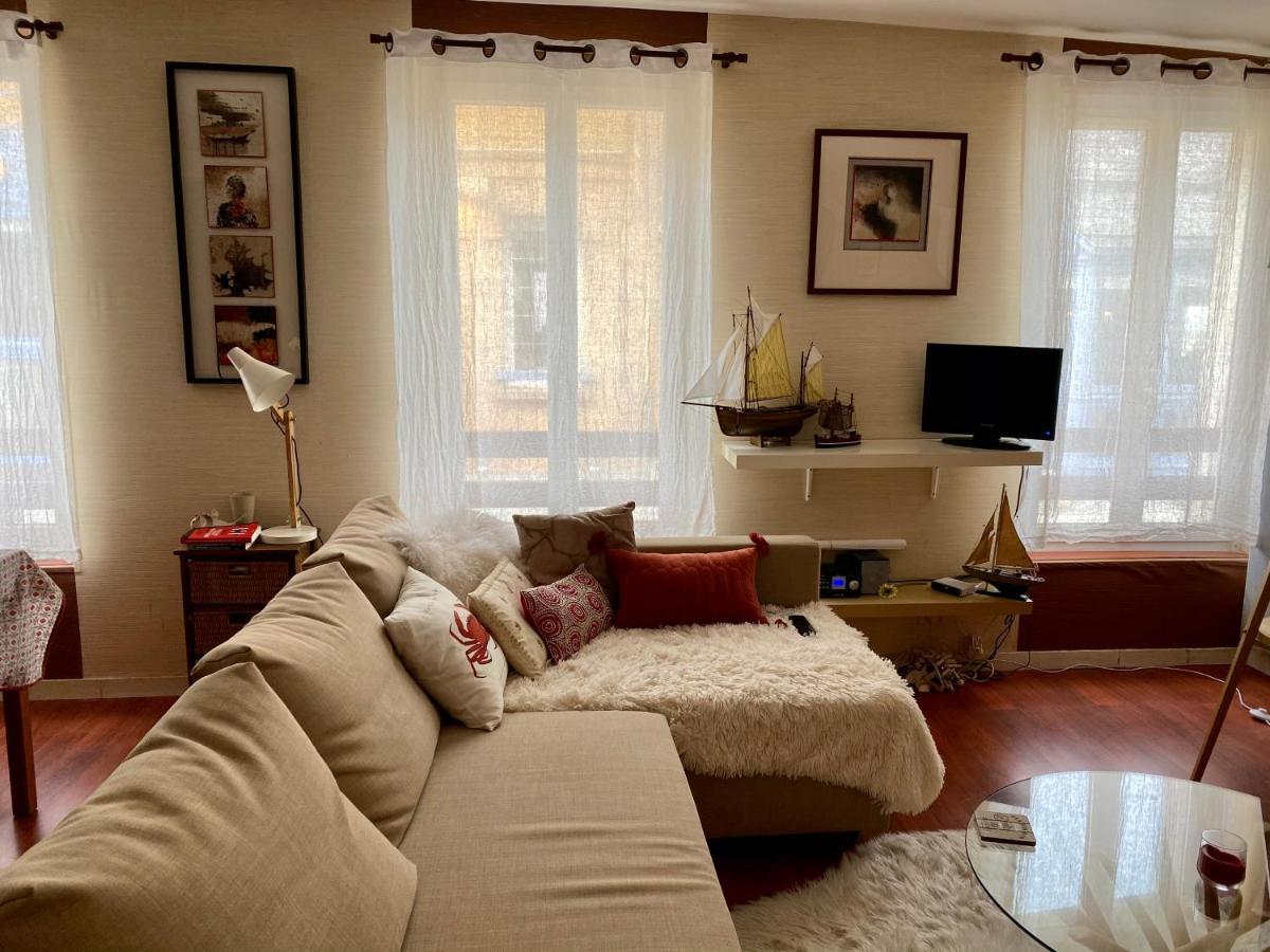 Cosy Gwen, Bel Appartement Vue Mer Laterale Le Treport Ngoại thất bức ảnh