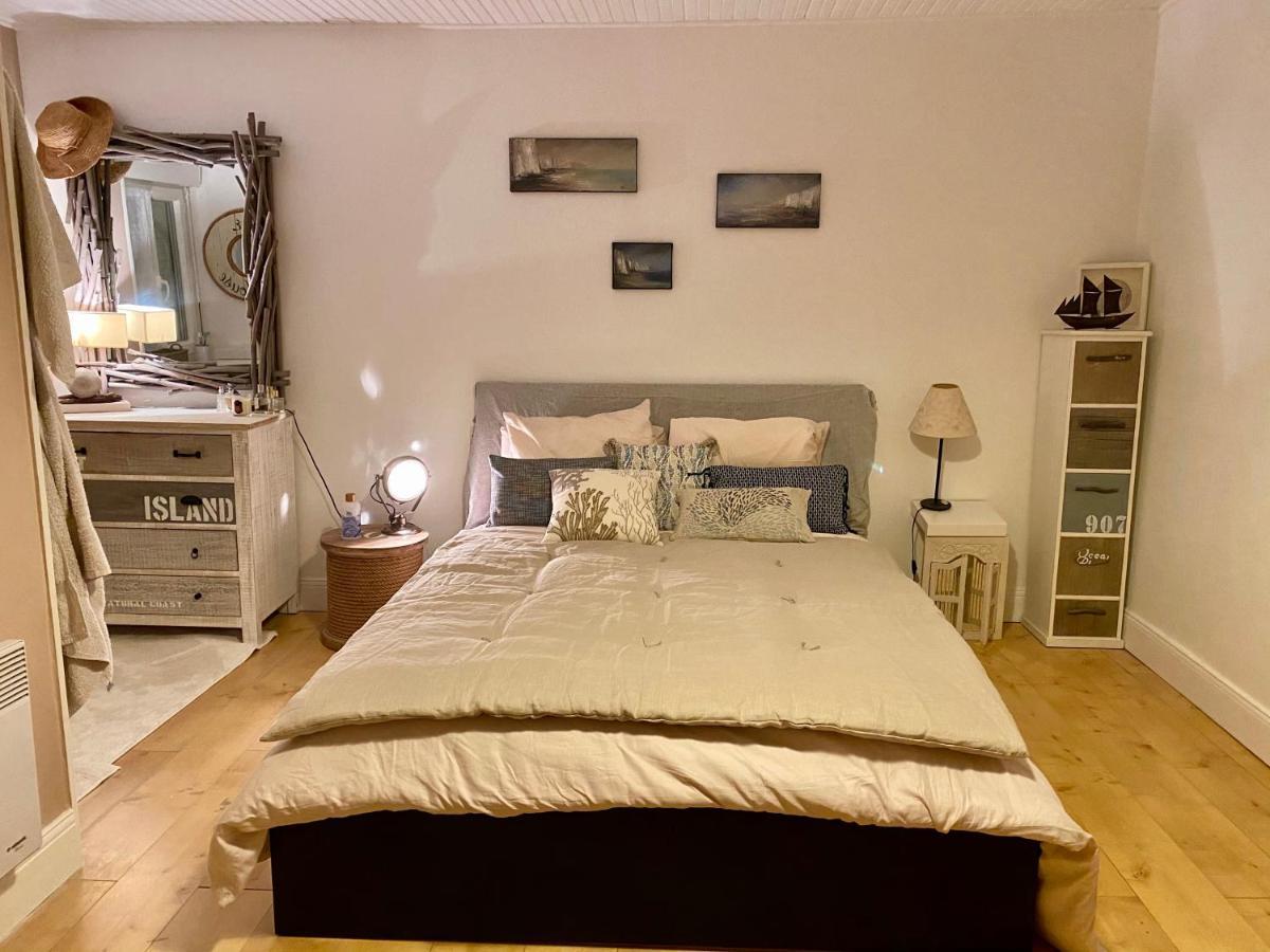 Cosy Gwen, Bel Appartement Vue Mer Laterale Le Treport Ngoại thất bức ảnh